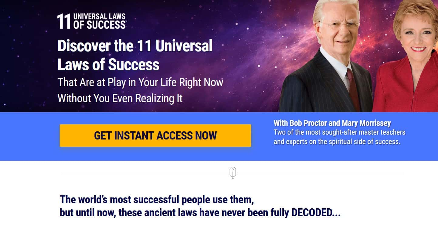 11 Universal Laws of Success course