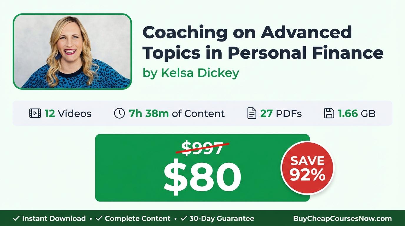 Coaching on Advanced Topics in Personal Finance