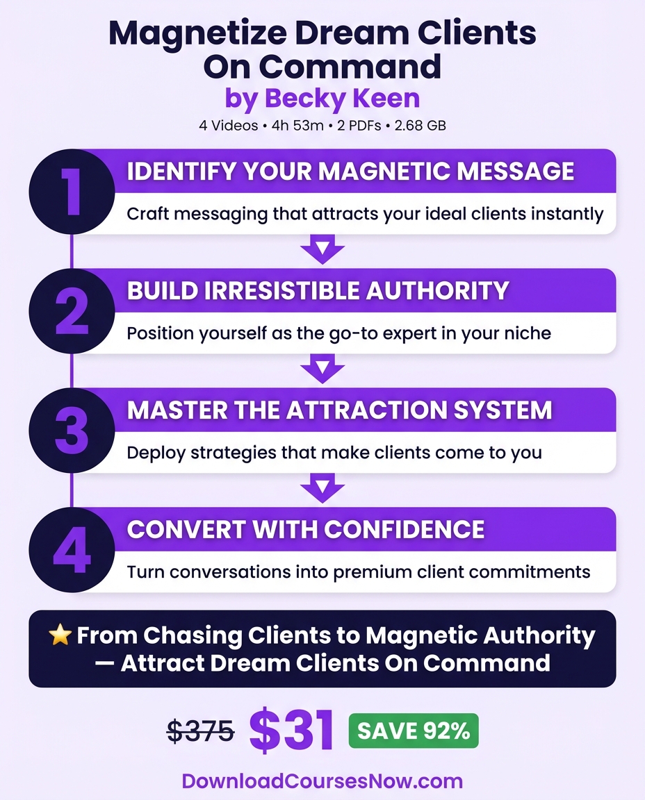 Magnetize Dream Clients On Command course