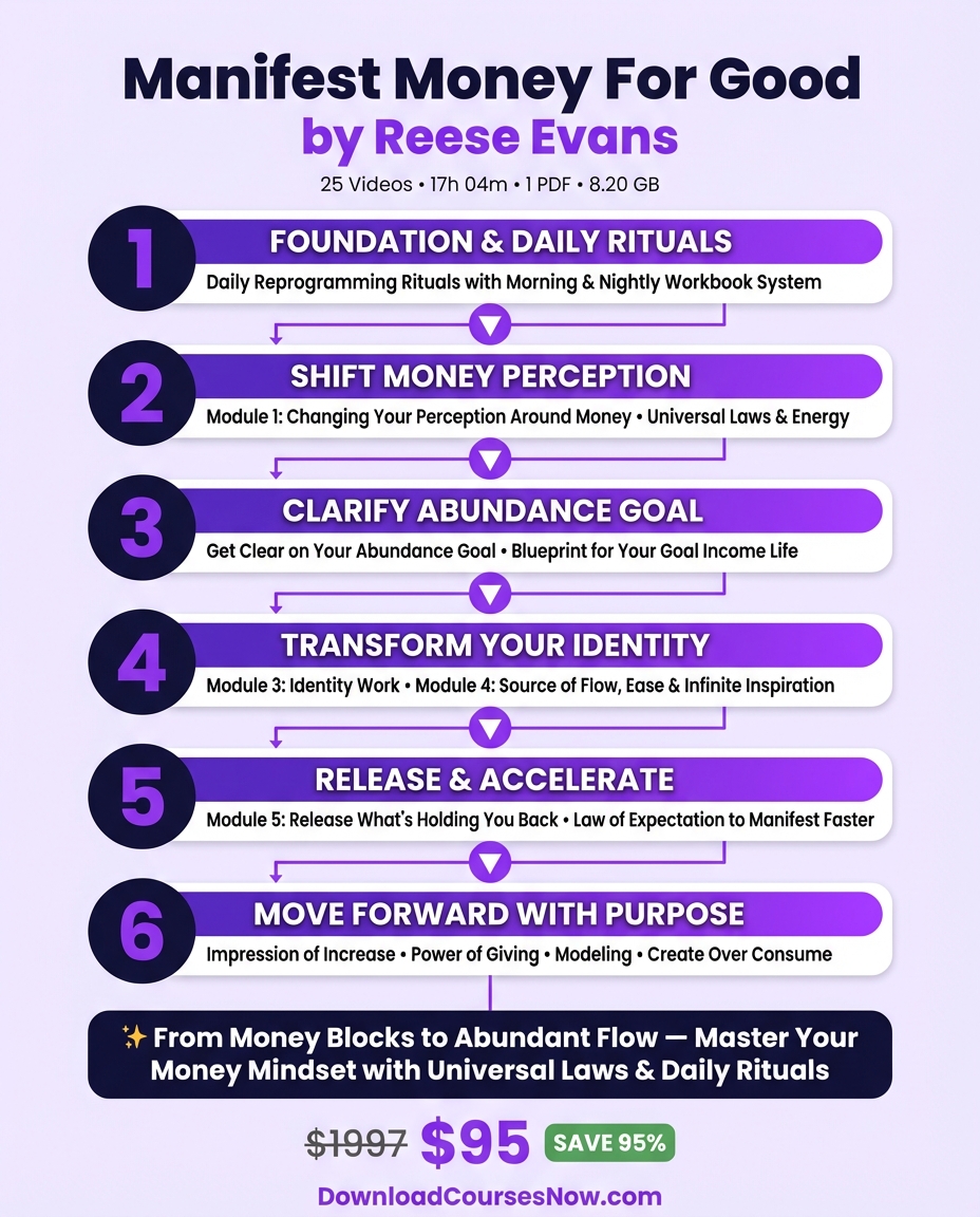 Manifest Money For Good course