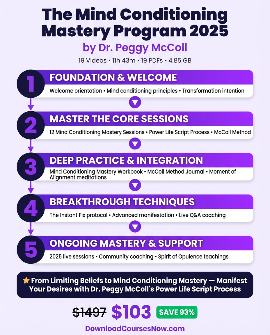 Mind Conditioning Mastery 2025 course