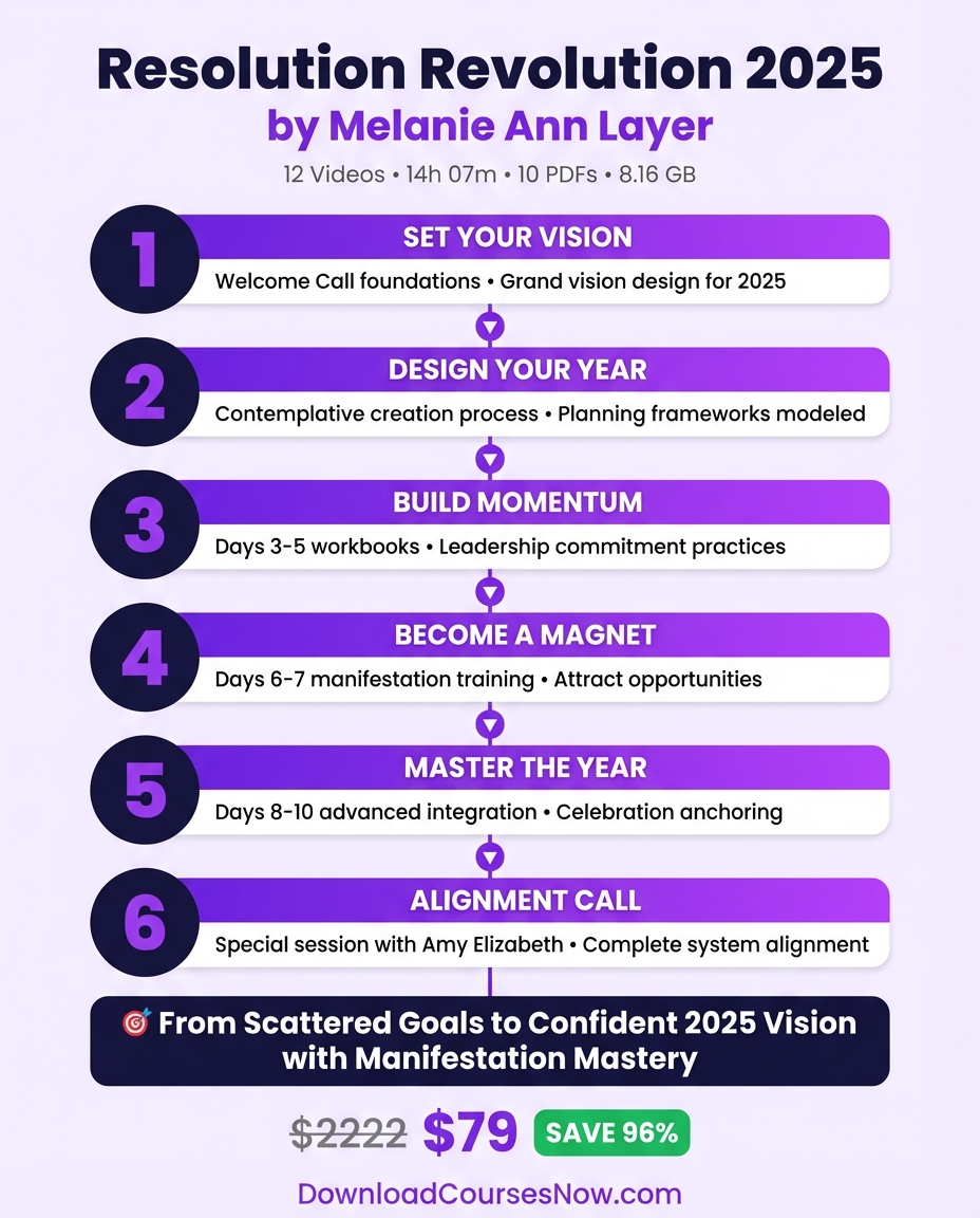 Resolution Revolution 2025 course