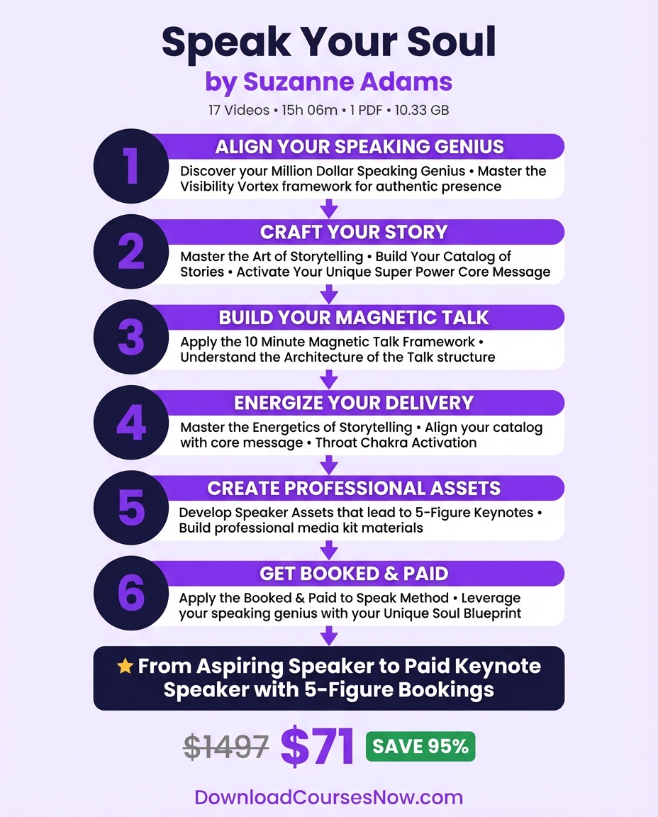 Speak Your Soul course